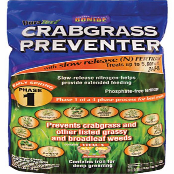 Lawn Fertilizer Crabgrass Preventer